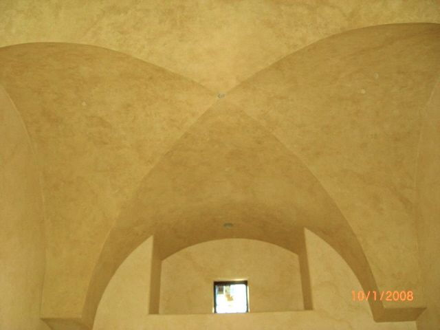 Groin ceiling faux