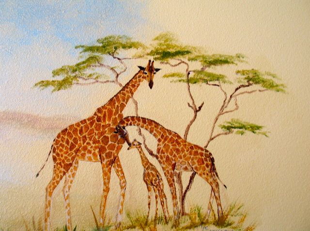 Giraffe detail