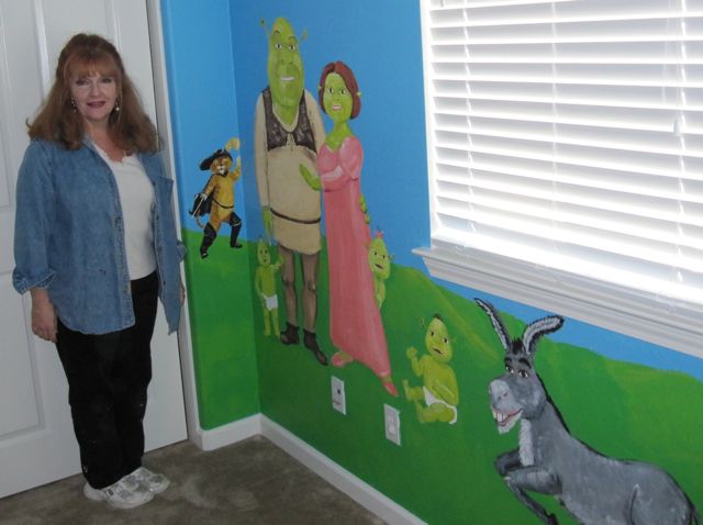 Shrek Mural