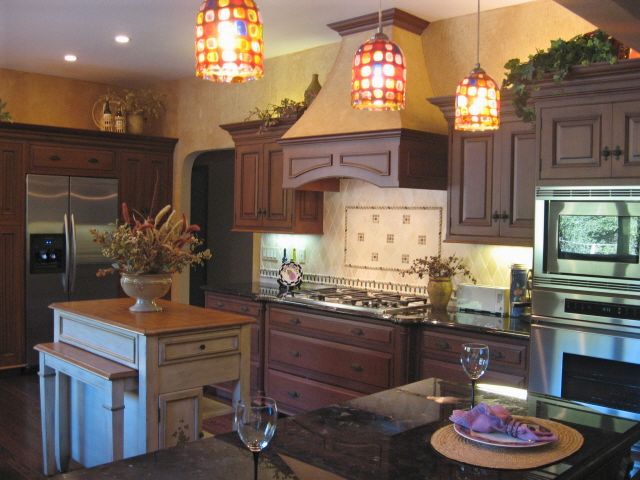 Faux Kitchen and Range Walls