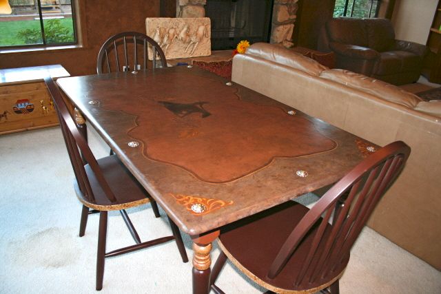 cowboy style murphy kitchen table