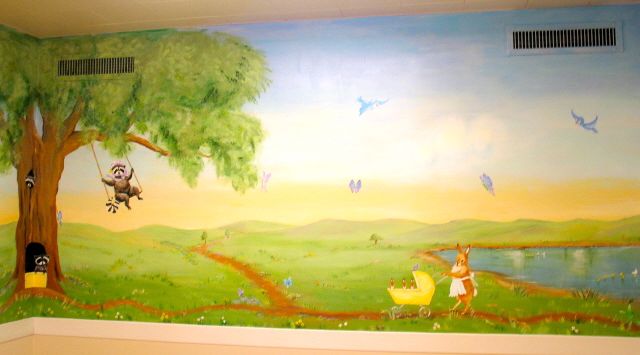 St Rose Hospital Center Wall (2)